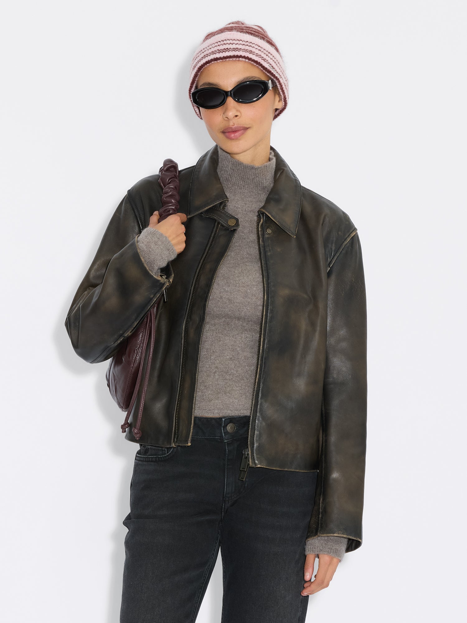 Holzweiler Fluffy Stripe Beanie