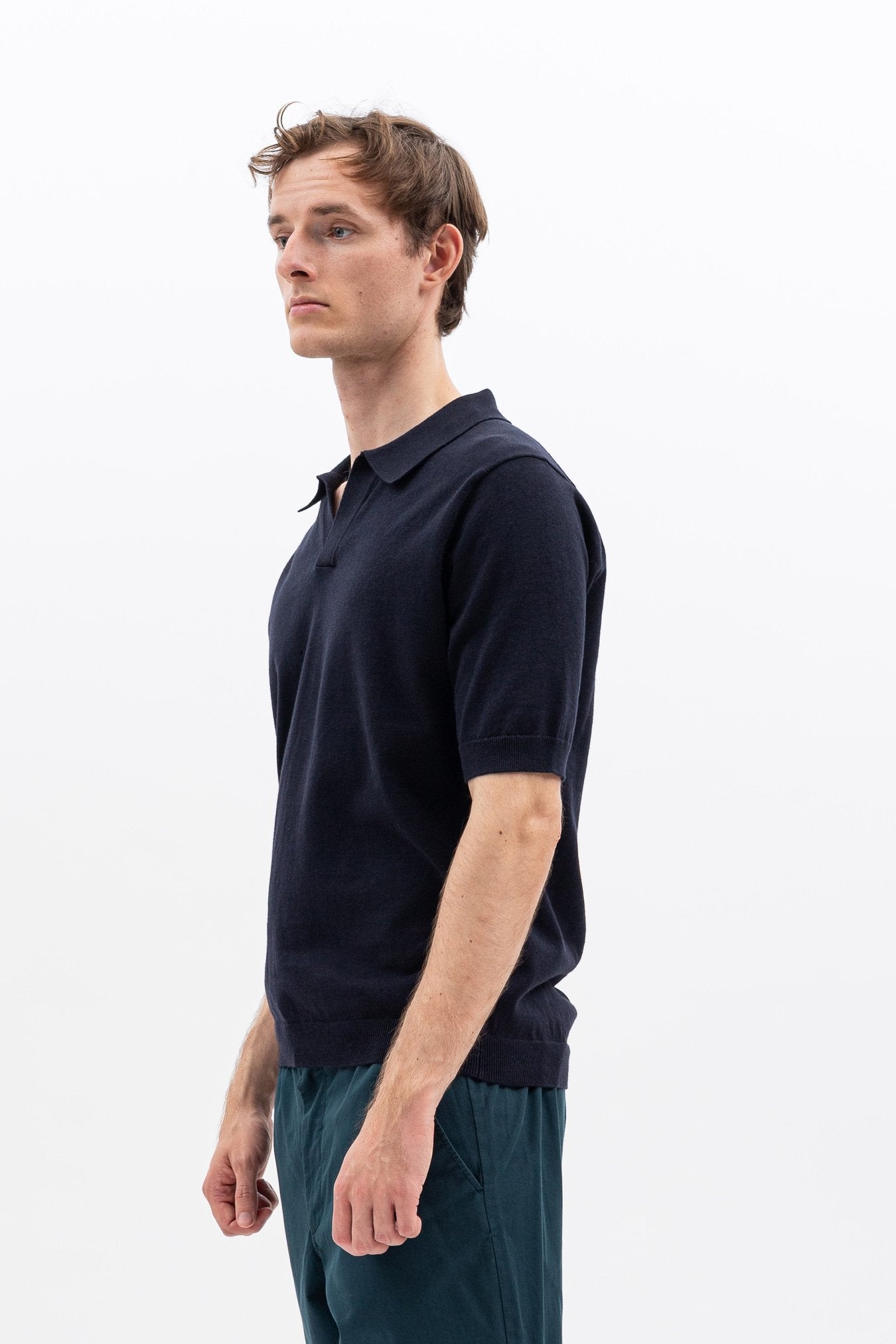 Norse Projects LEIF COTTON LINEN POLO