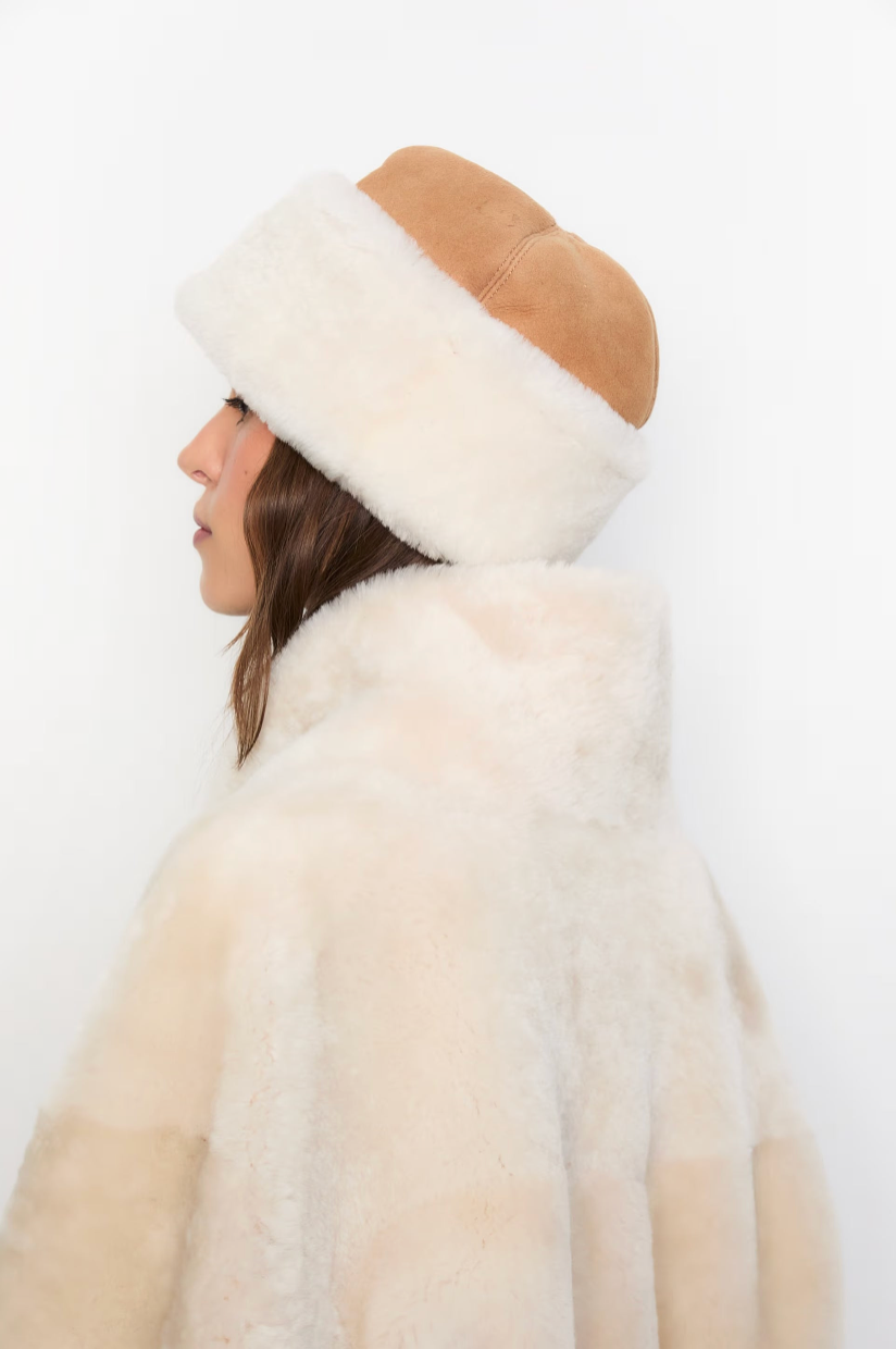 Azta Beanie -  Camel Suede