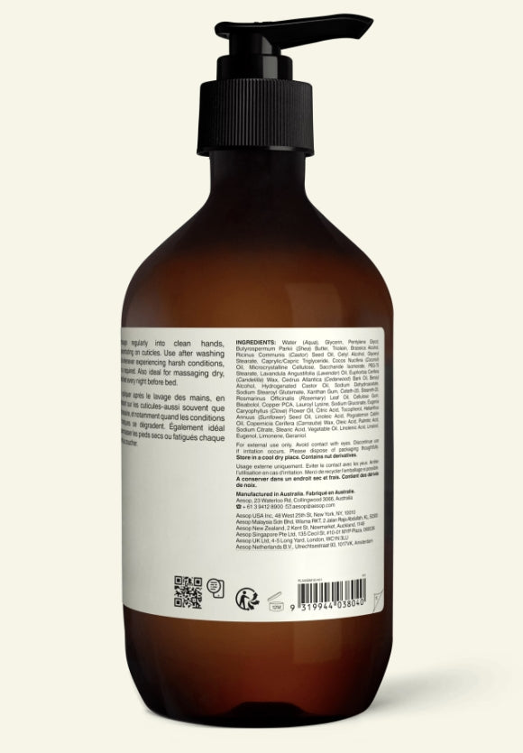 Aesop Eleos Aromatique Hand Balm 500ml