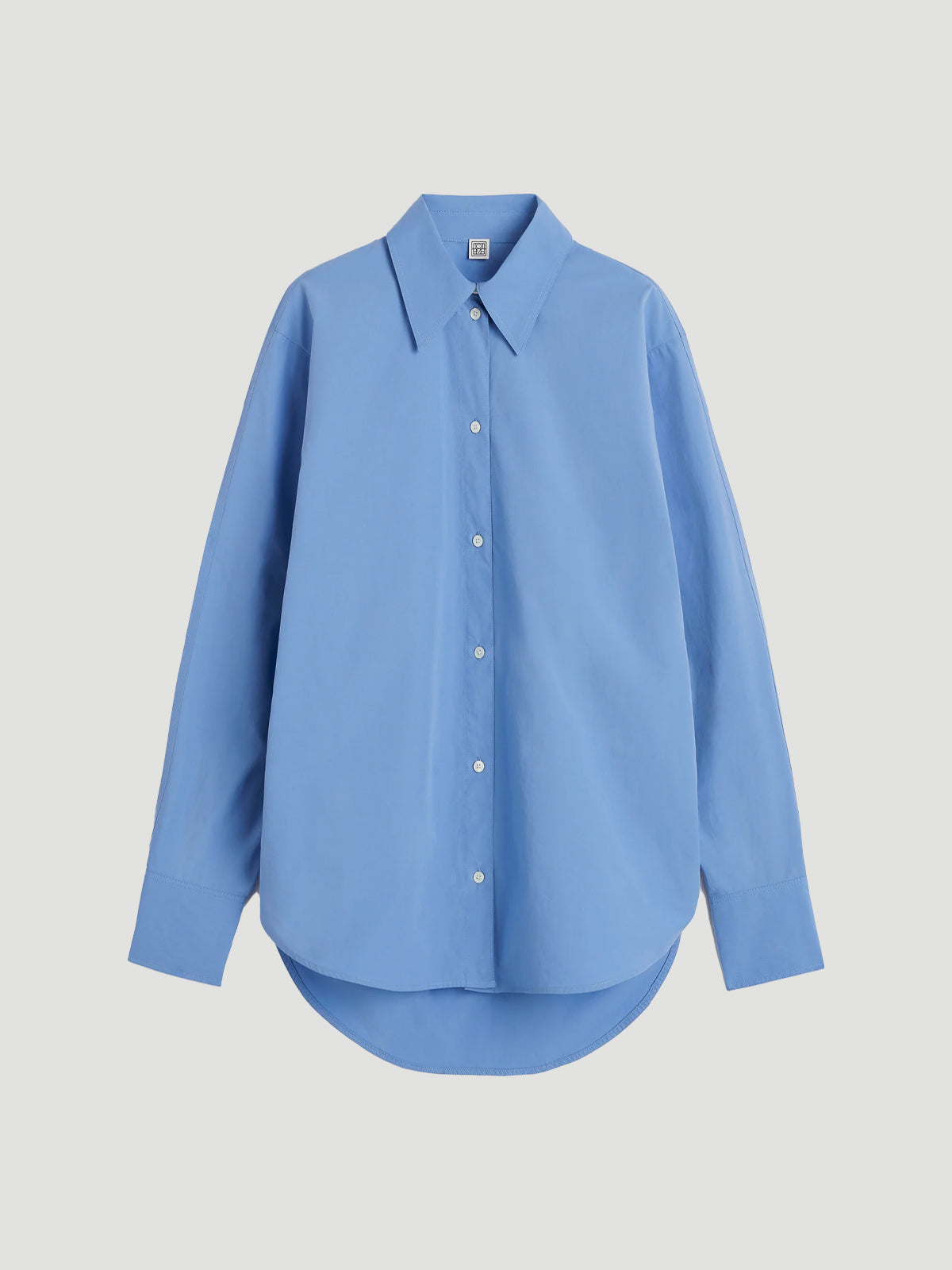 TOTEME STUDIO Kimono-Sleeve Poplin Shirt