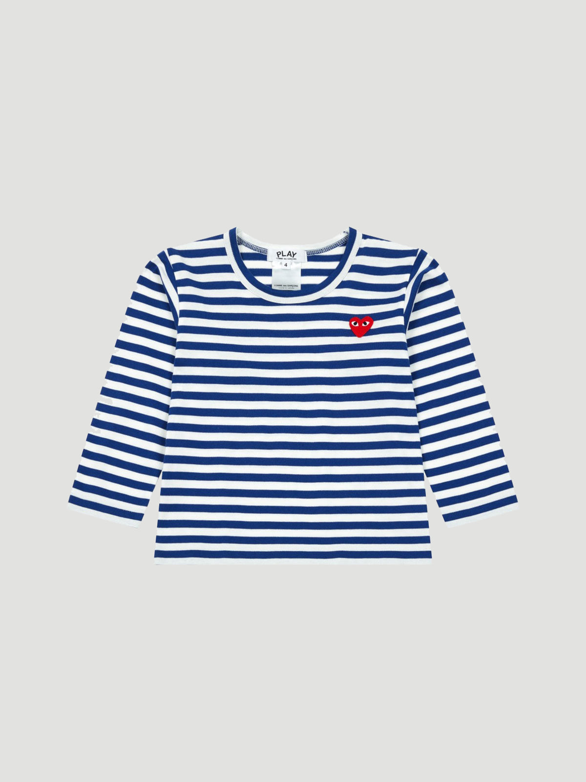 Play Comme des Garçons Kids Striped T-Shirt - Blue
